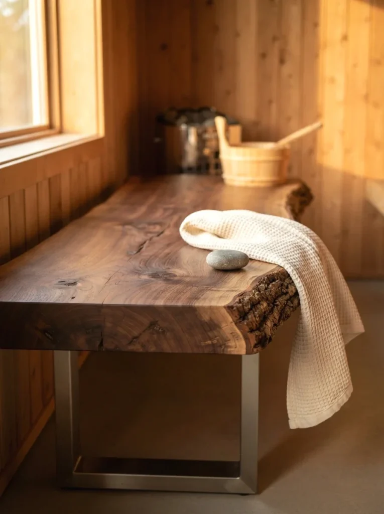 Live Edge Accent Bench