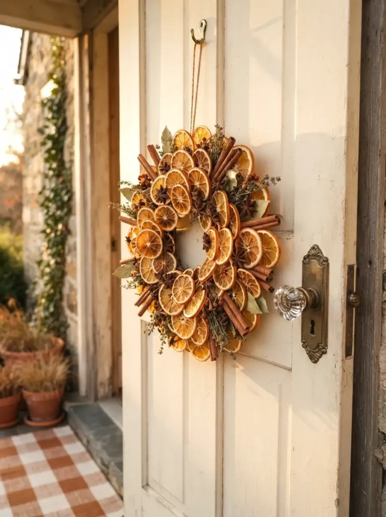 Dried Orange & Cinnamon Wreath