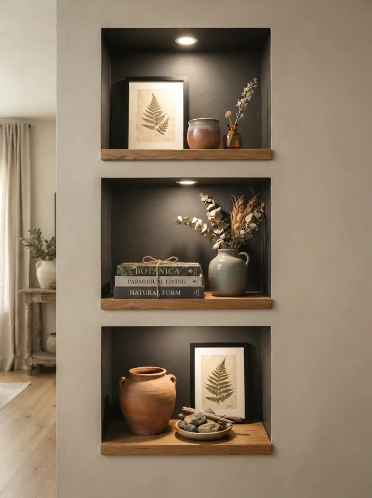 Wall-Mounted Drop-Leaf Desk