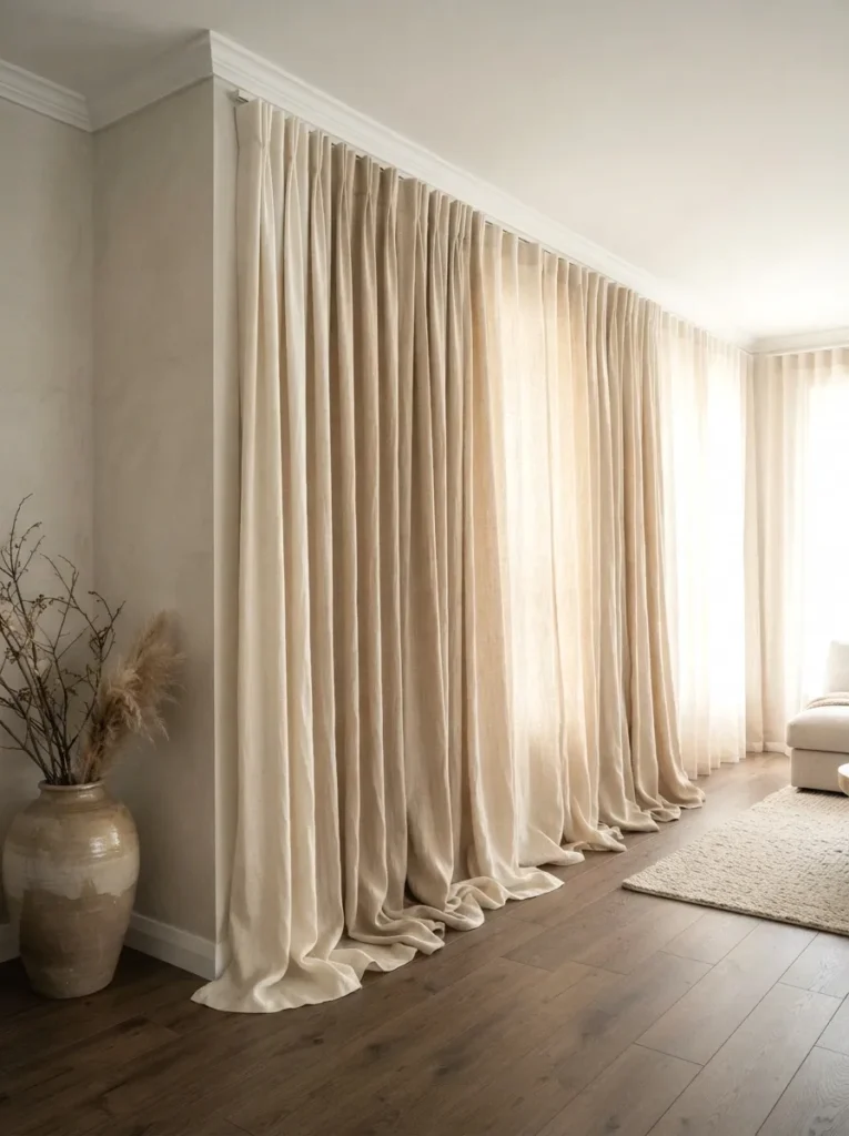Floor-Length Drapery ConcealmentFloor-Length Drapery Concealment