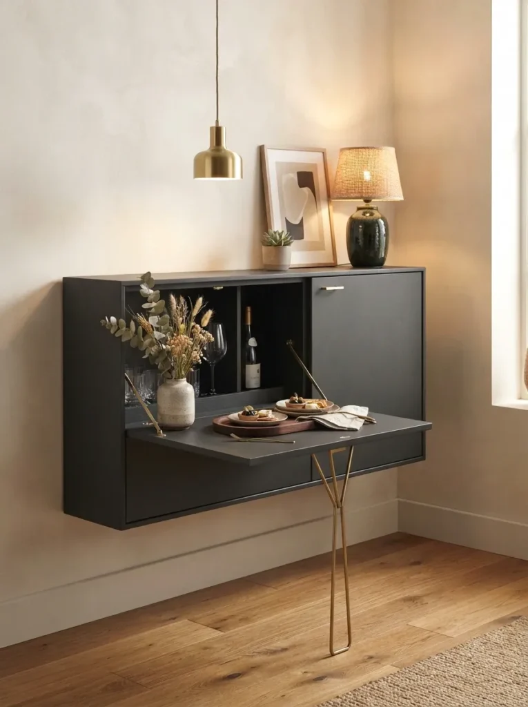 Sideboard With Drop-Down Front