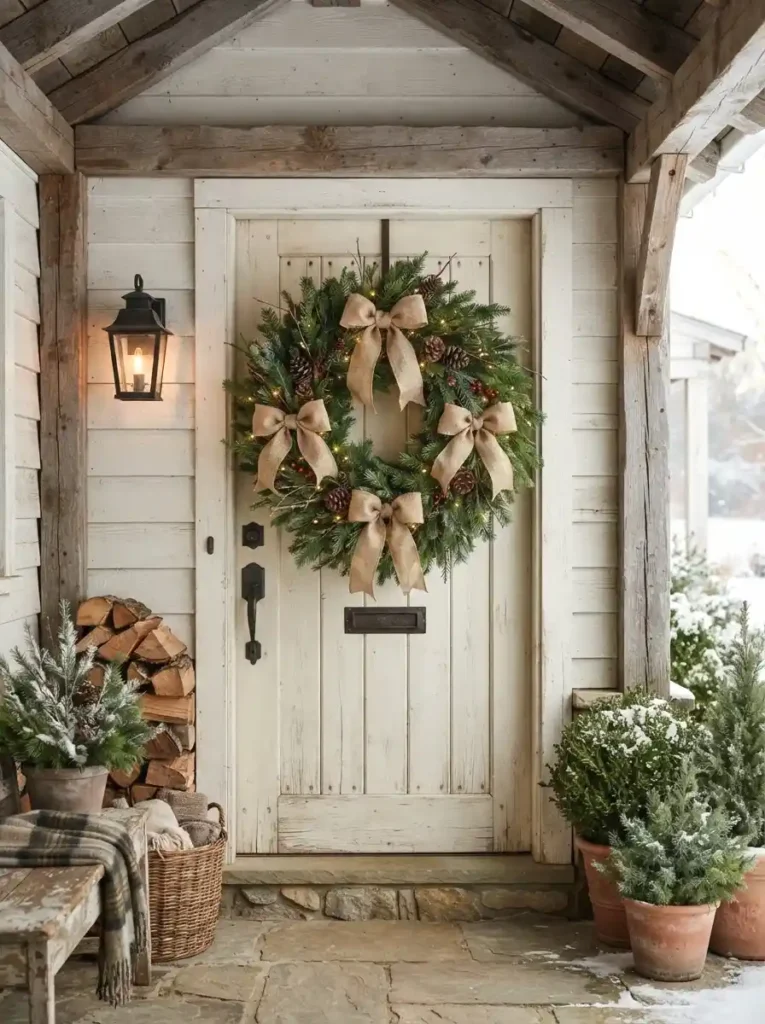 Wool Felt Ball Wreath
